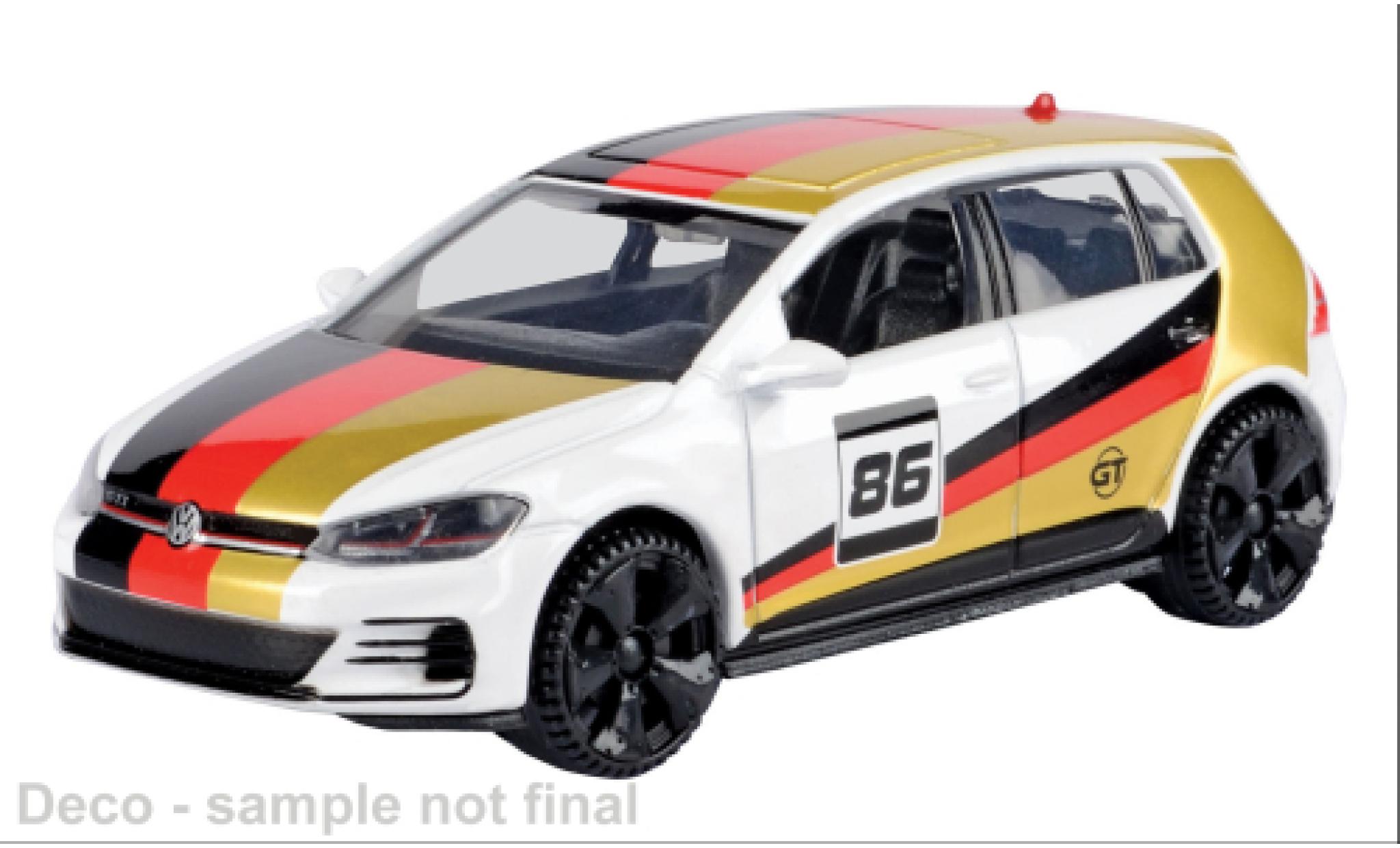 Volkswagen Golf 1/43 Motormax A7 GTi white/Dekor 1:43 diecast model cars