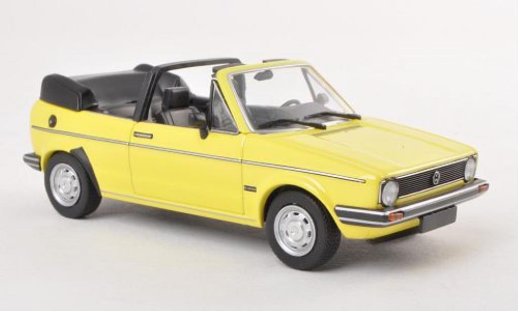 Volkswagen Golf I 1/43 Minichamps I Convertible yellow 1980 diecast model cars