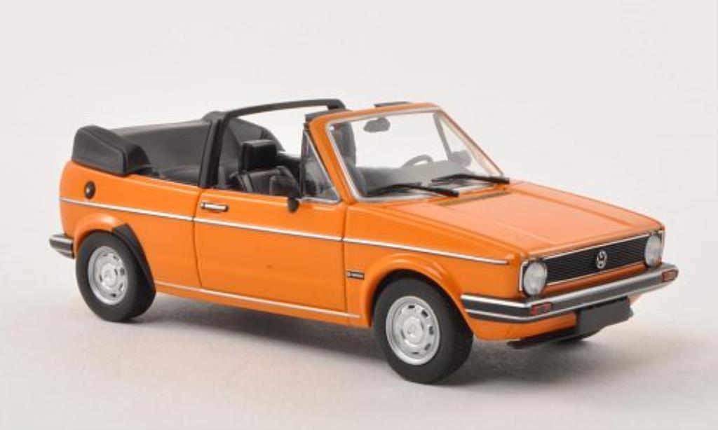Volkswagen Golf I 1/43 Minichamps I Convertible GL orange 1980 diecast model cars