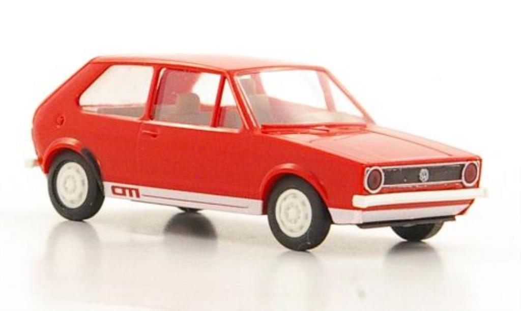 Volkswagen Golf I 1/87 Brekina I Citi red 3-Turer diecast model cars