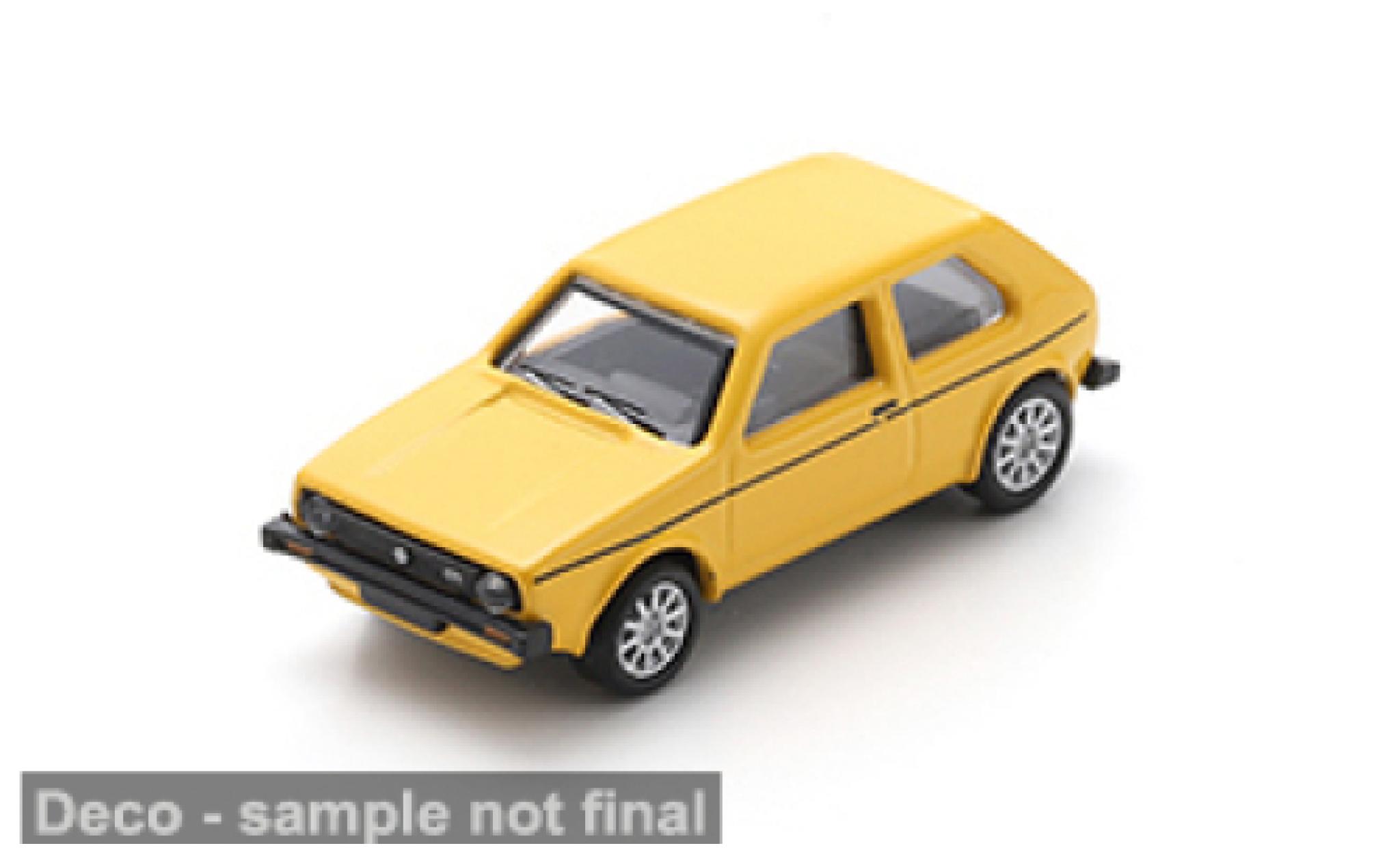 Volkswagen Golf 1/87 Schuco I GL yellow 1:87 diecast model cars