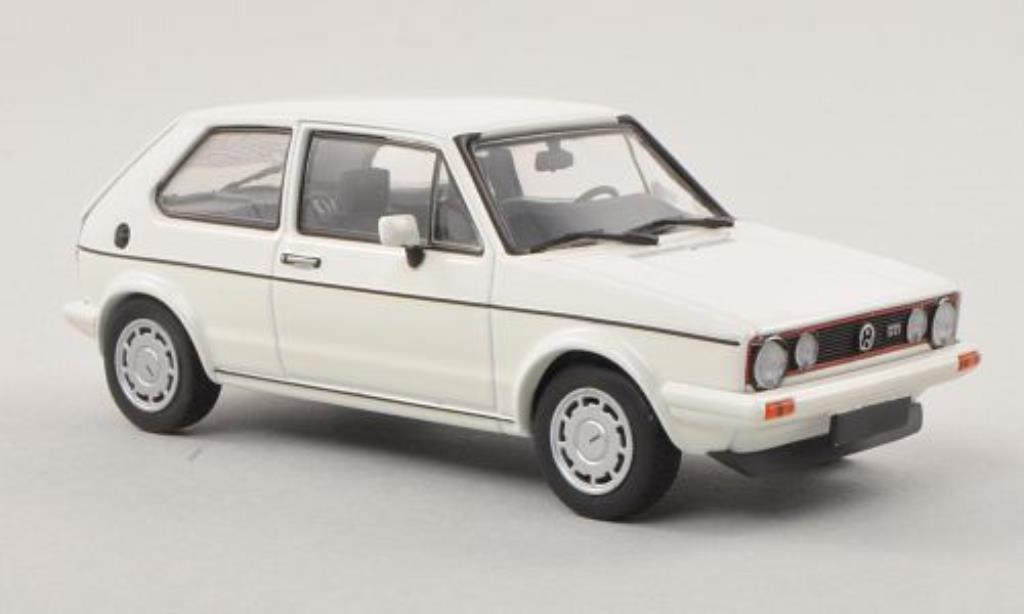 Volkswagen Golf I 1/43 Minichamps I GTI Pirelli white 1983 diecast model cars