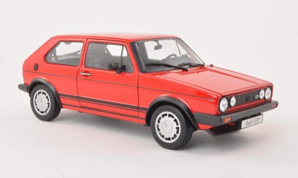 Volkswagen Golf I 1/18 Welly I GTI red 1982 diecast model cars