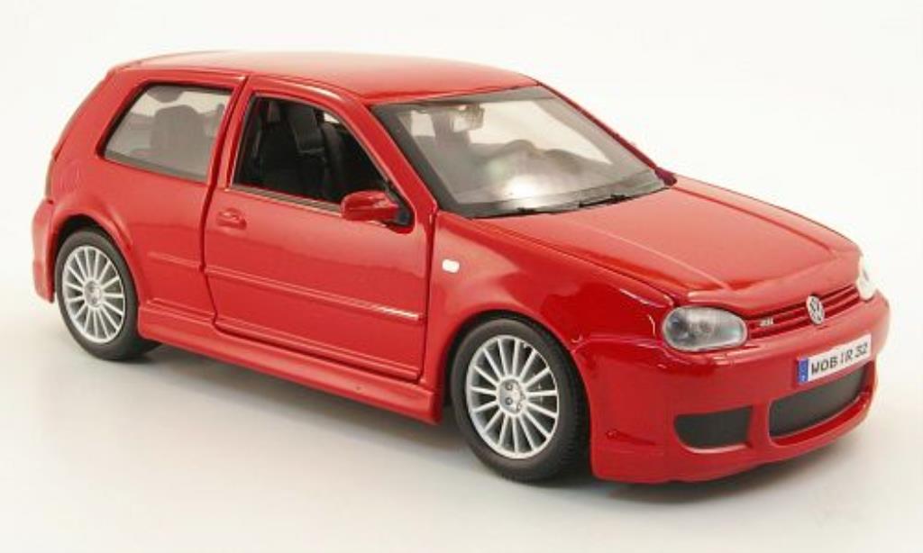 Volkswagen Golf IV R32 1/24 Maisto IV R32 red 2006 diecast model cars