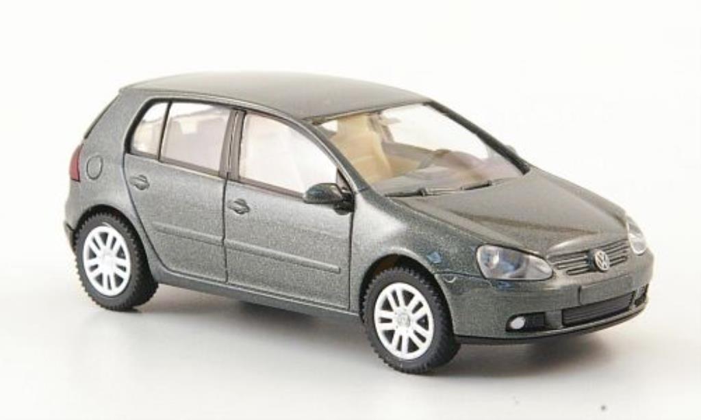 Volkswagen Golf V 1/87 Wiking V grey-grun 5-Turer 2003 diecast model cars