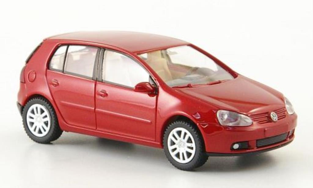 Volkswagen Golf V 1/87 Wiking V red 5-Turer 2003 diecast model cars