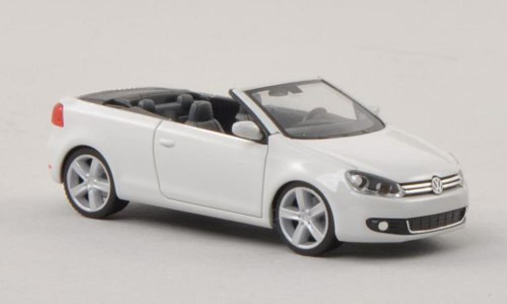 Volkswagen Golf VI 1/87 Herpa VI Convertible white diecast model cars