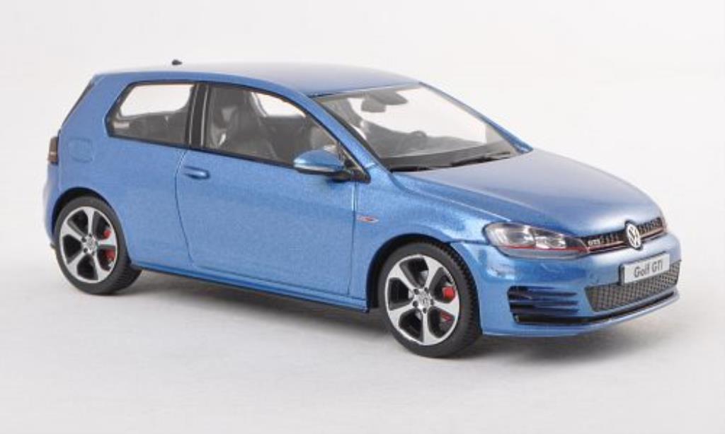 Volkswagen Golf VII 1/43 Herpa VII GTI blue 3-Turer diecast model cars