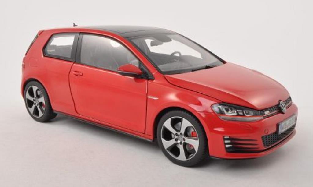 Volkswagen Golf VII 1/18 Norev VII GTI red 3-Turer diecast model cars