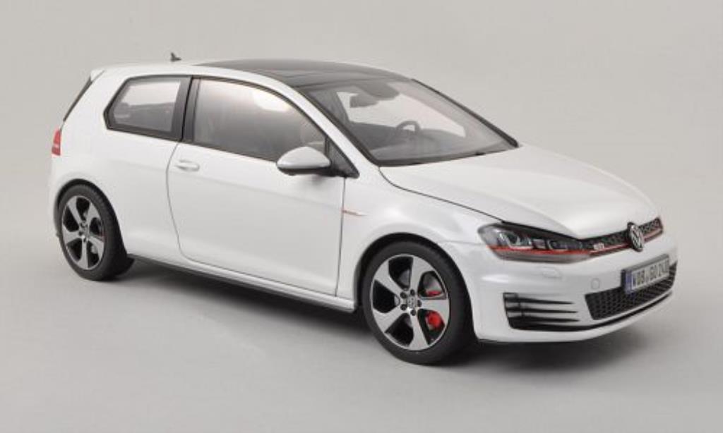 Volkswagen Golf VII 1/18 Norev VII GTI white 3-Turer diecast model cars