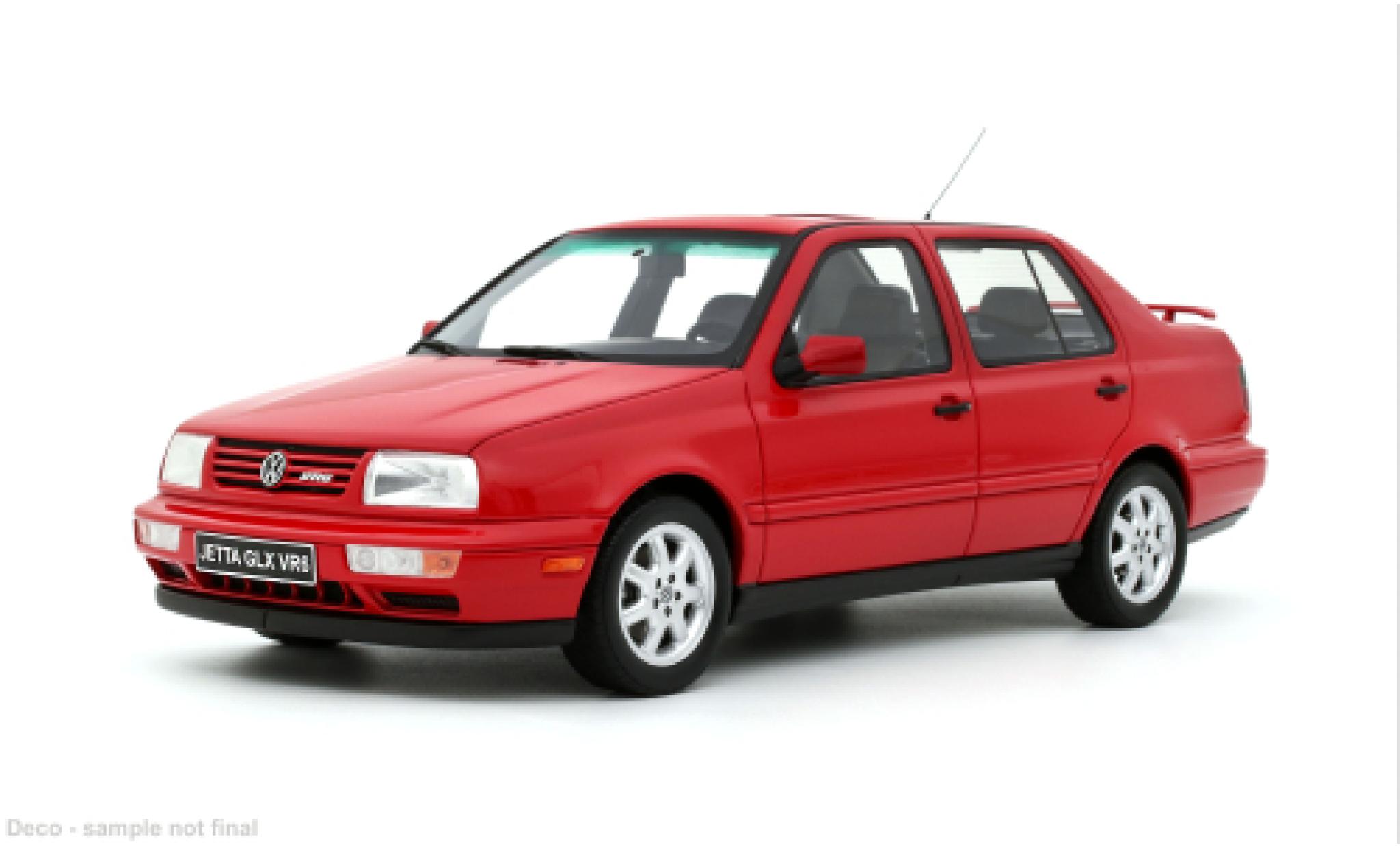 Volkswagen Jetta 1/18 Ottomobile MK III GLX VR6 red 1996 1:18 diecast model cars