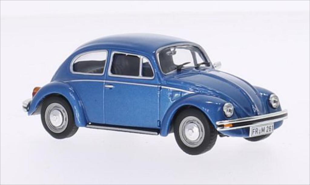 Volkswagen Kafer 1/43 Solido 1302 LS metallic blue 1972 diecast model cars