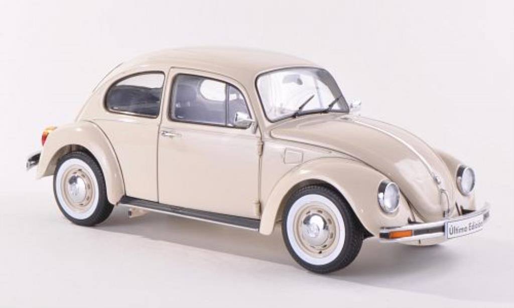 Volkswagen Kafer 1/18 Schuco 1600i ?ltima Edici?n beige 2003 diecast model cars