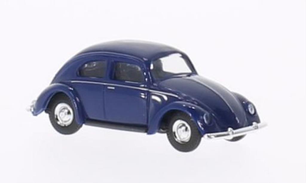 Volkswagen Kafer 1/87 Busch blue Brezelfenster 1951 diecast model cars