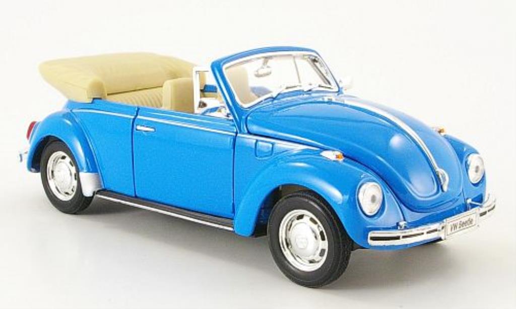 Volkswagen Kafer 1/24 Welly Convertible blue offen 1959 diecast model cars