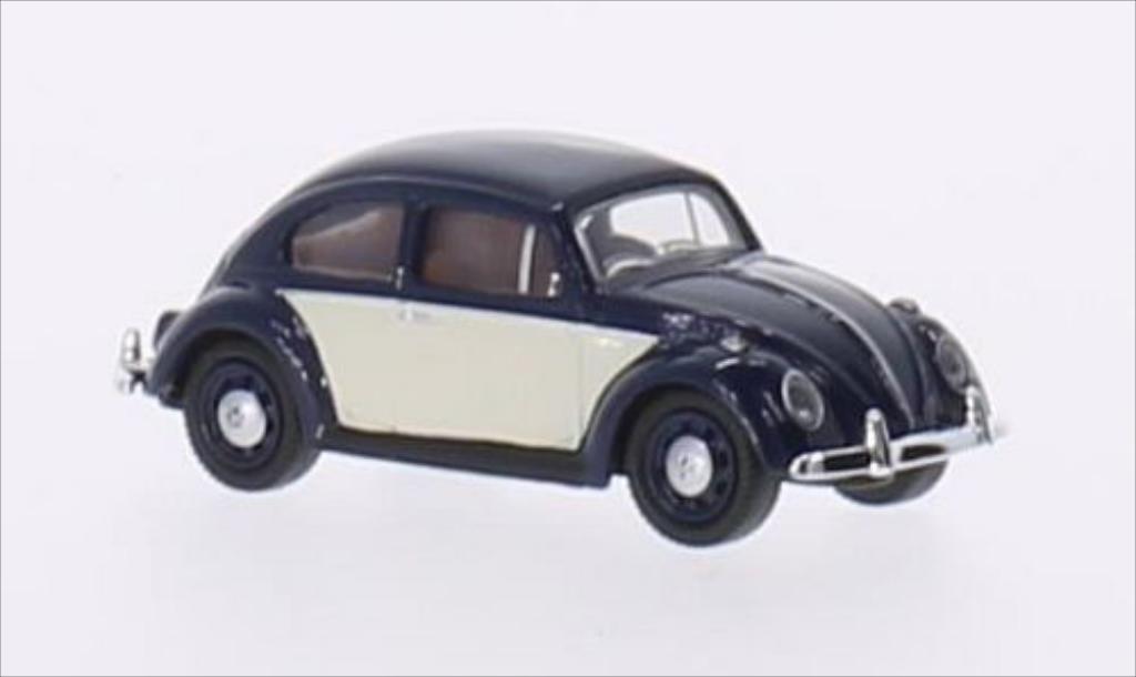 Volkswagen Kafer 1/87 Schuco blue/white diecast model cars
