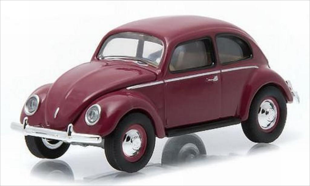 Volkswagen Kafer 1/64 Greenlight red 1951 diecast model cars
