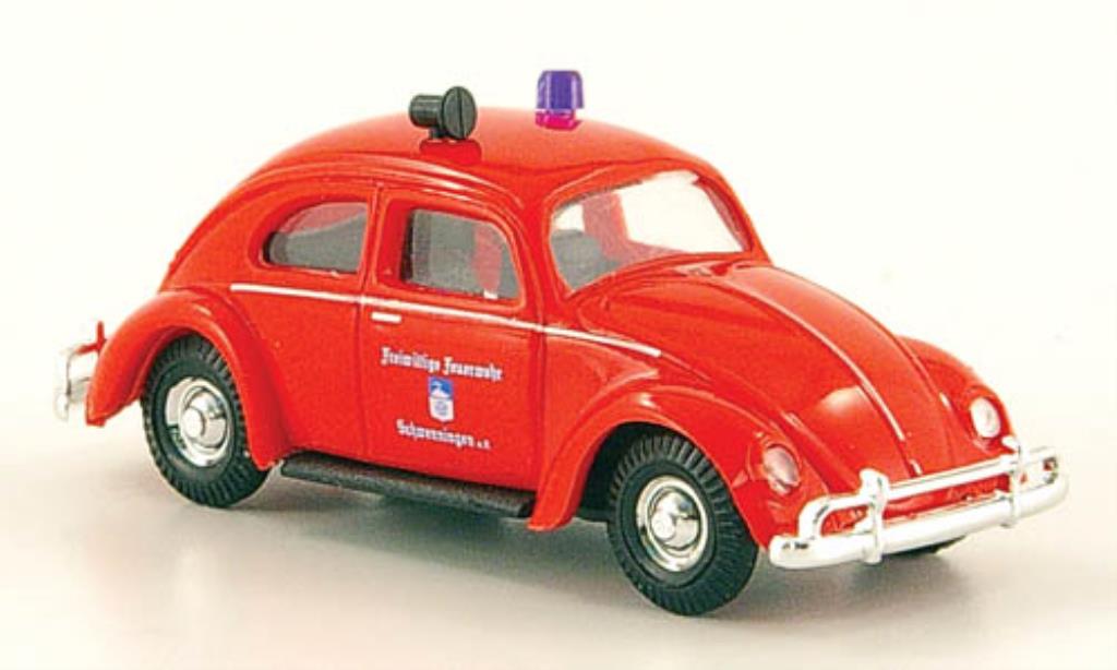 Volkswagen Kafer 1/87 Busch Freiwillige Fire brigade Schwenningen diecast model cars