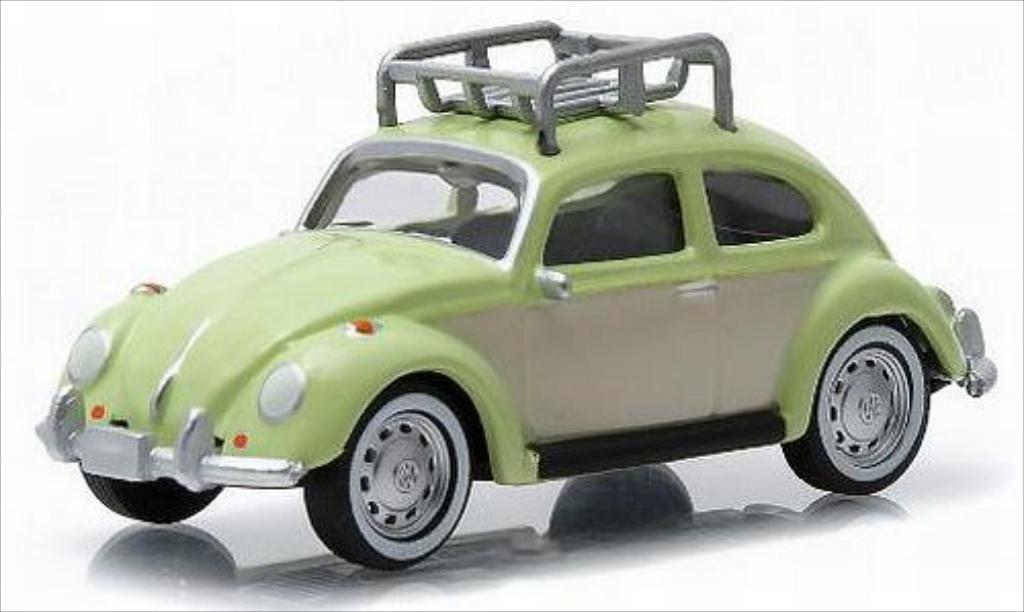 Volkswagen Kafer 1/64 Greenlight grun/beige diecast model cars