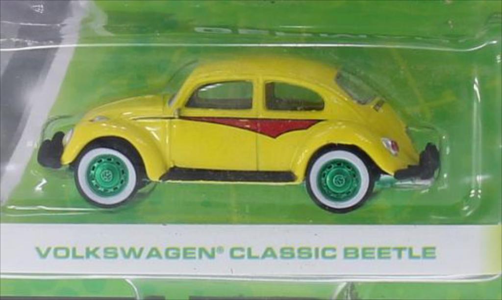 Volkswagen Kafer 1/64 Greenlight Special Version yellow diecast model cars