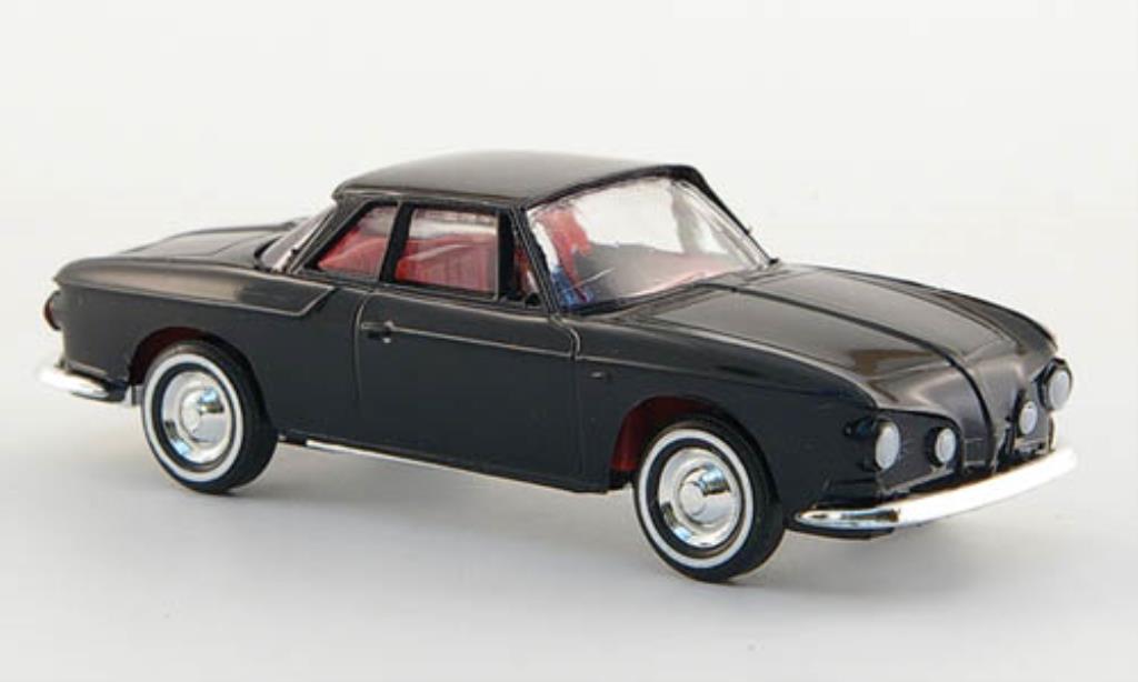 Volkswagen Karmann 1/87 Busch Ghia 1600 Coupe black diecast model cars