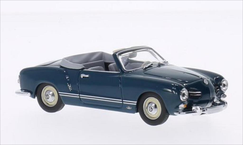 Volkswagen Karmann 1/43 Minichamps Ghia Convertible(typ 14) blue 1957 diecast model cars