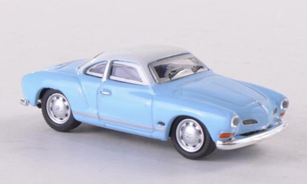 Volkswagen Karmann 1/87 Schuco Ghia Coupe blue/white diecast model cars