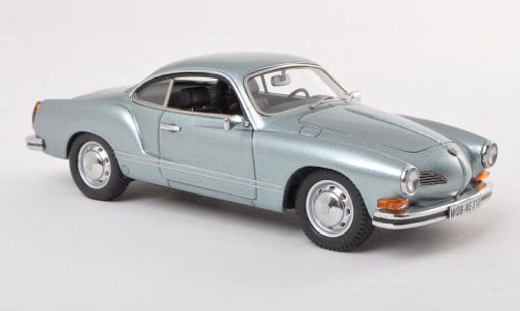 Volkswagen Karmann 1/43 Neo Ghia Coupe (Typ 14) blue-grey 1974 diecast model cars