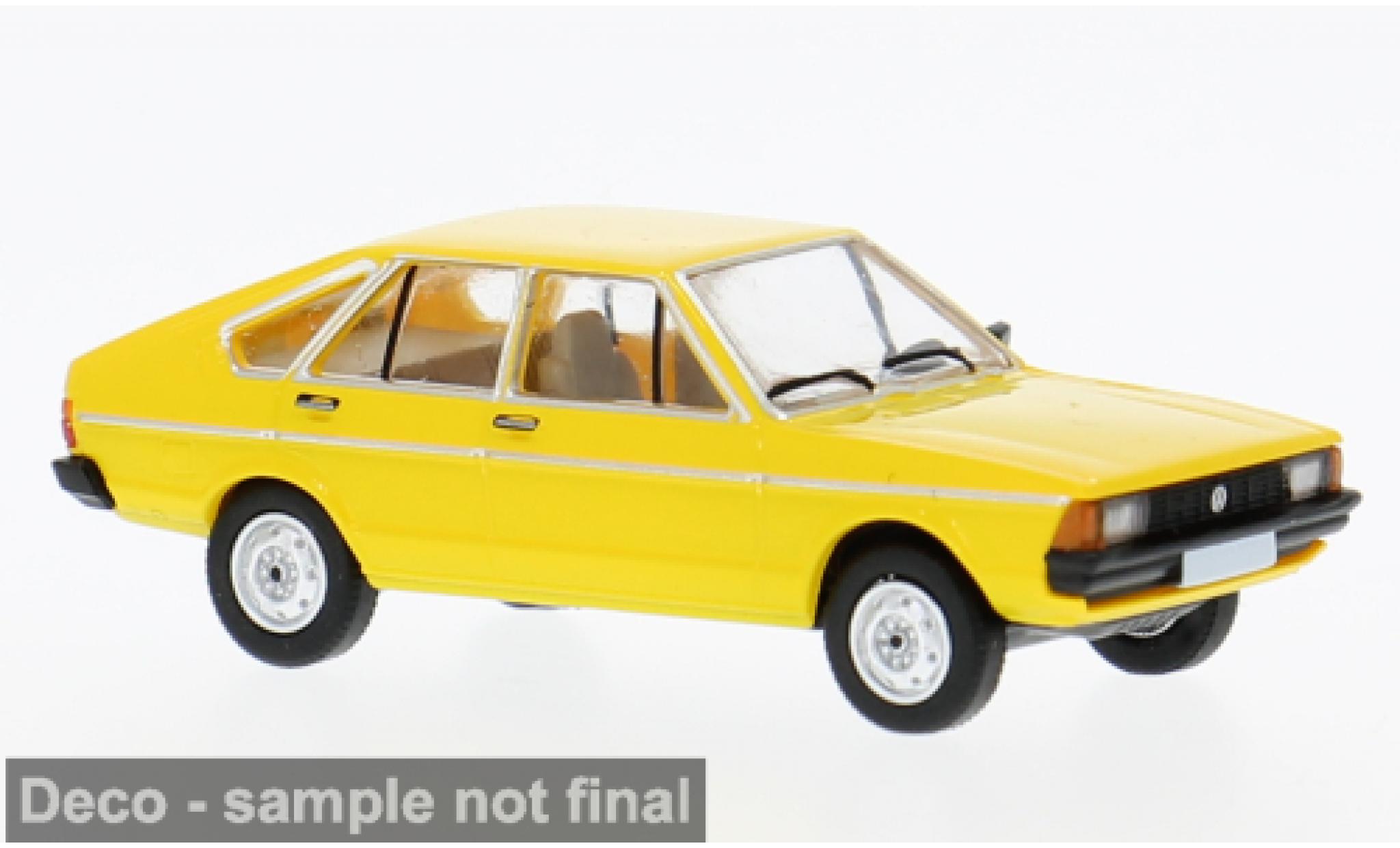 Volkswagen Passat 1/87 PCX87 B1 yellow 1977 1:87 diecast model cars