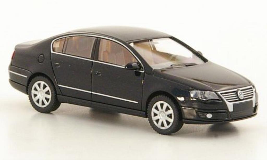 Volkswagen Passat 1/87 Wiking (B6) black 2005 diecast model cars