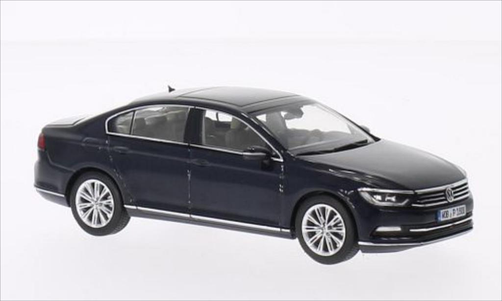 Volkswagen Passat 1/43 Herpa Limousine metallic blue 2014 diecast model cars
