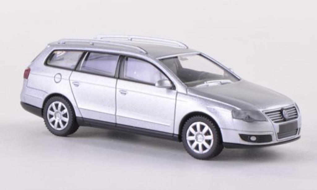 Volkswagen Passat 1/87 Wiking Variant (B6) grey 2005 diecast model cars