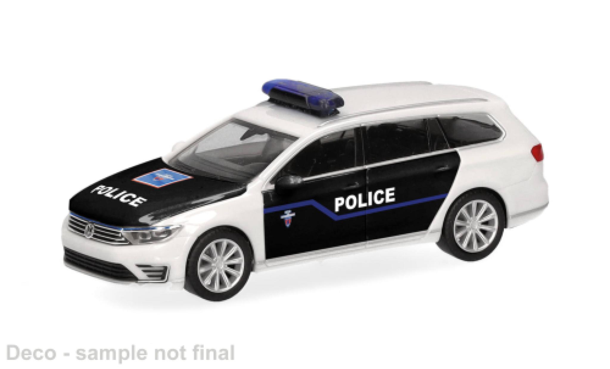 Volkswagen Passat 1/87 Herpa Variant GTE Police Paris (F) 1:87 diecast model cars