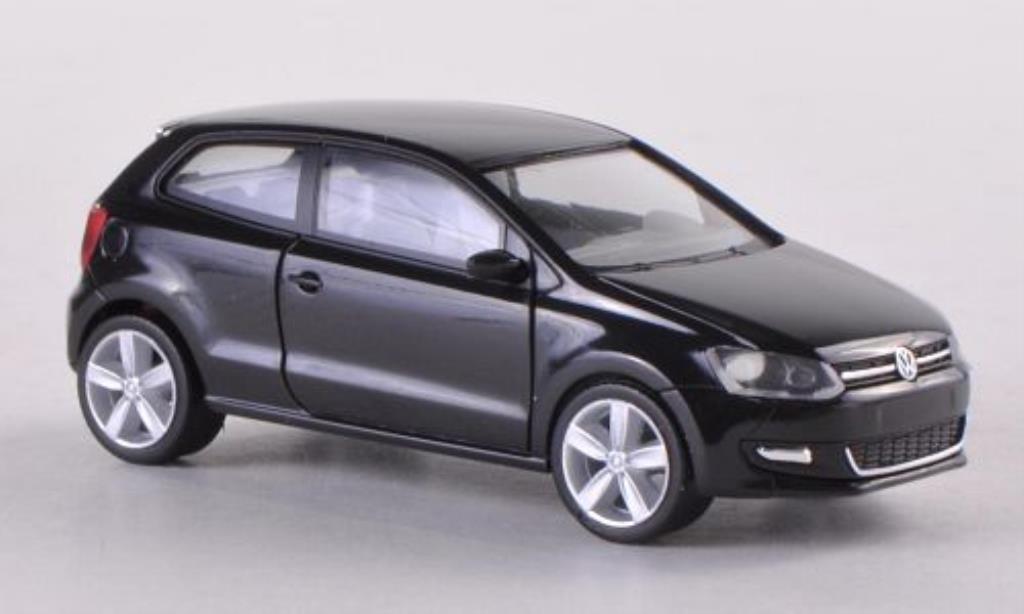Volkswagen Polo 1/87 Herpa 2-turig black diecast model cars