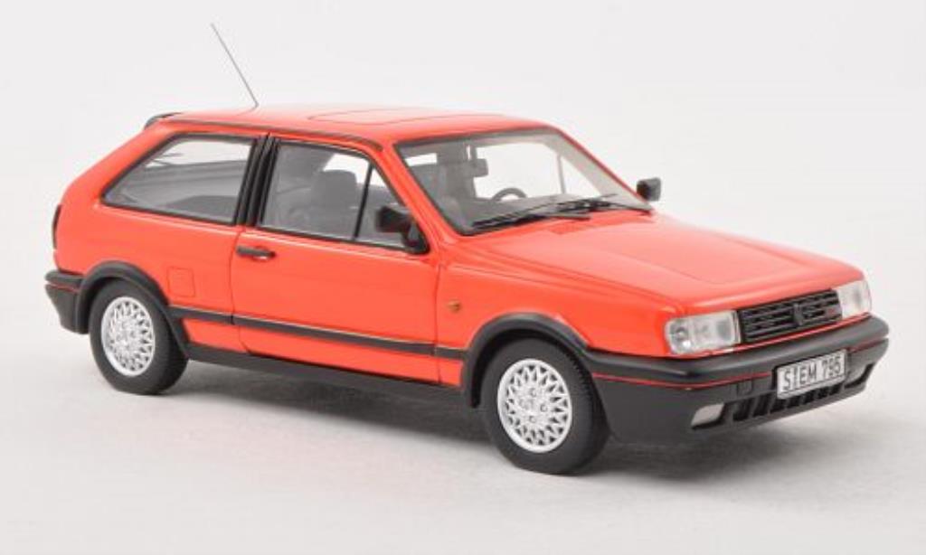 Volkswagen Polo 1/43 Neo IIF Coupe G40 red 1991 diecast model cars