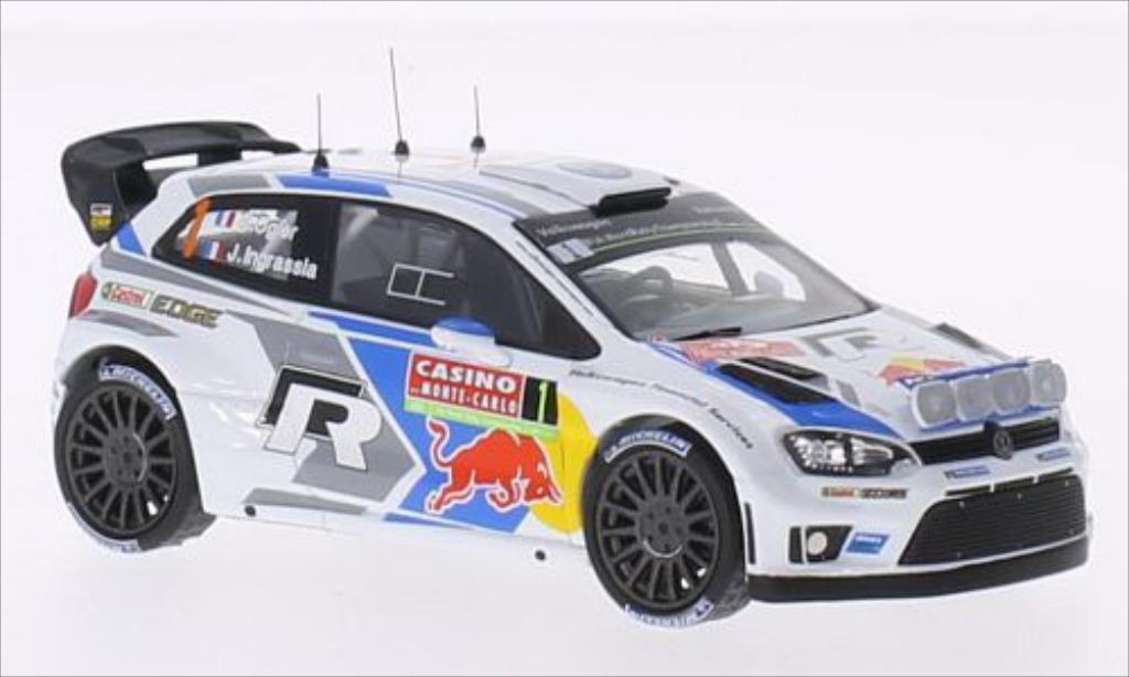 Volkswagen Polo 1/43 IXO R WRC No.1 Motorsport Red Bull Rally WM Rally Monte Carlo 2014 /J.Ingrassia diecast model cars