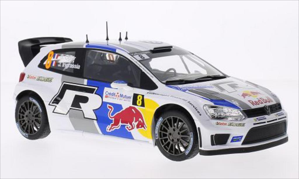 Volkswagen Polo 1/18 Norev R WRC No.8 Red Bull WRC Rally de France 2013 /J.Ingrassia diecast model cars
