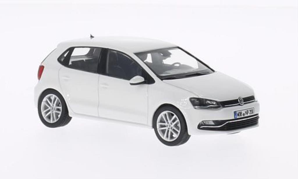Volkswagen Polo 1/43 Herpa V (6C) white 5-Turer 2014 diecast model cars