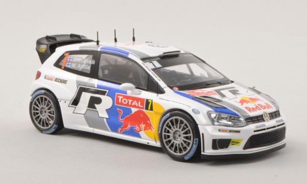 Volkswagen Polo WRC 1/43 Spark WRC No.7 Red Bull Rally Monte Carlo 2013 diecast model cars