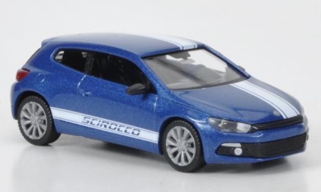 Volkswagen Scirocco 1/87 Wiking III blue/white diecast model cars