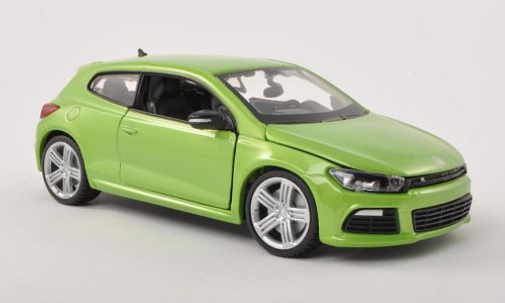 Volkswagen Scirocco 1/24 Burago III R grun diecast model cars