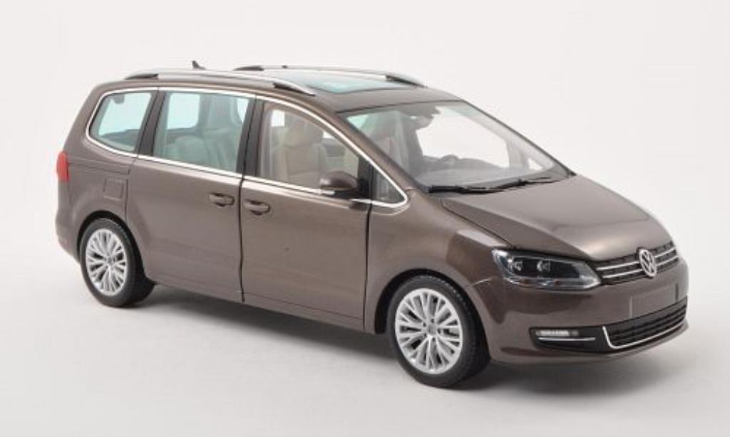 Volkswagen Sharan 1/18 Minichamps II brown 2010 diecast model cars