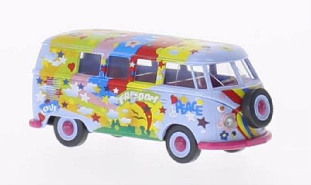 Volkswagen T1 1/87 Wiking Bus Flower Power diecast model cars