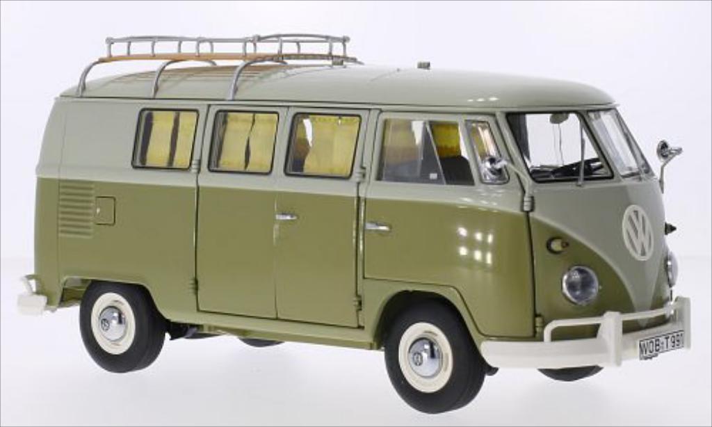 Volkswagen T1 1/18 Schuco grun/grun 1959 diecast model cars