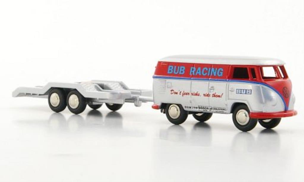Volkswagen T1 1/87 Bub Kasten BUB Racing mit 2-Achs-Anhanger Martini Racing 2006 diecast model cars