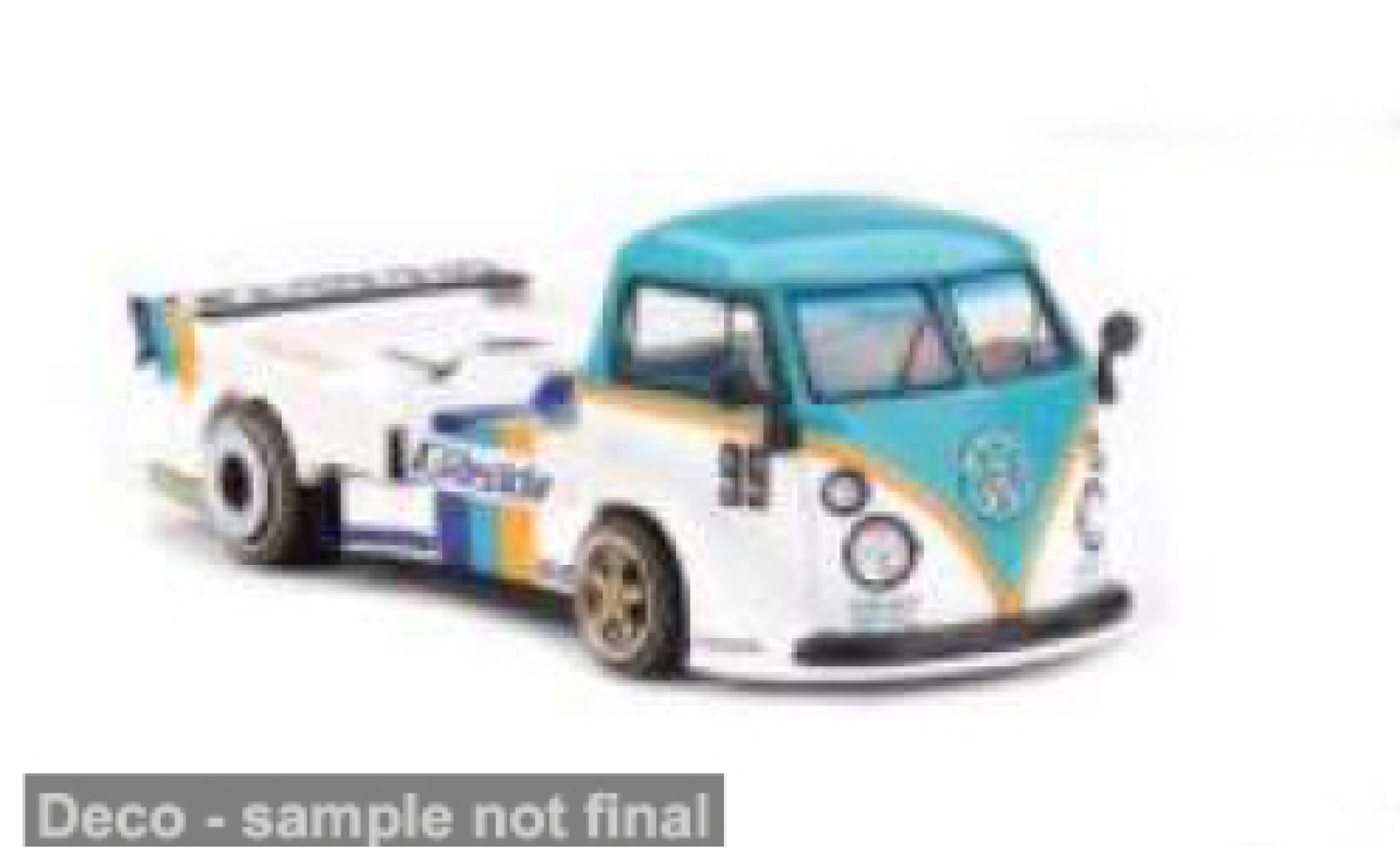 Volkswagen T1 1/64 Mini GT Pick Up t&uuml;rkis/Dekor 1972 1:64 diecast model cars