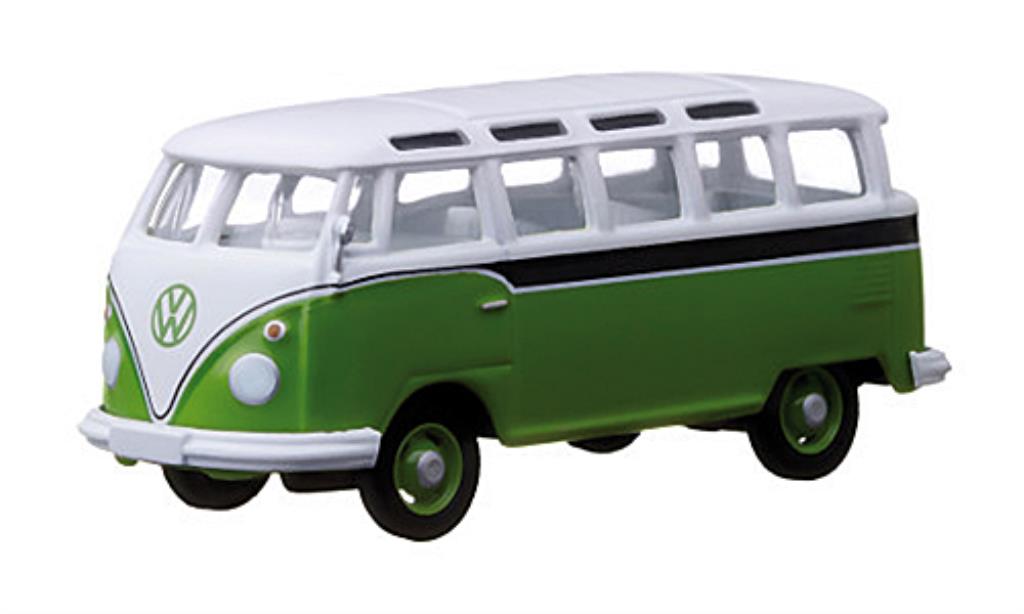 Volkswagen T1 1/64 Greenlight Samba grun/white/black diecast model cars