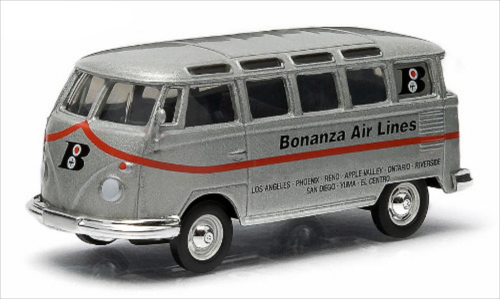Volkswagen T1 1/64 Greenlight Sambabus grey diecast model cars