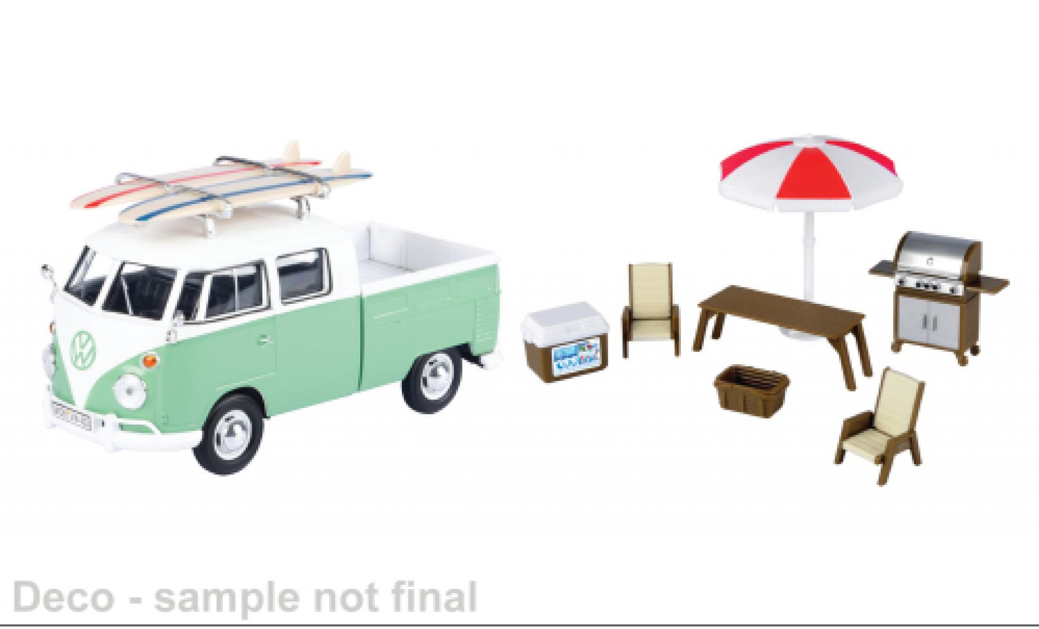 Volkswagen T1 1/24 Motormax (Typ 2) green/white 1:24 diecast model cars