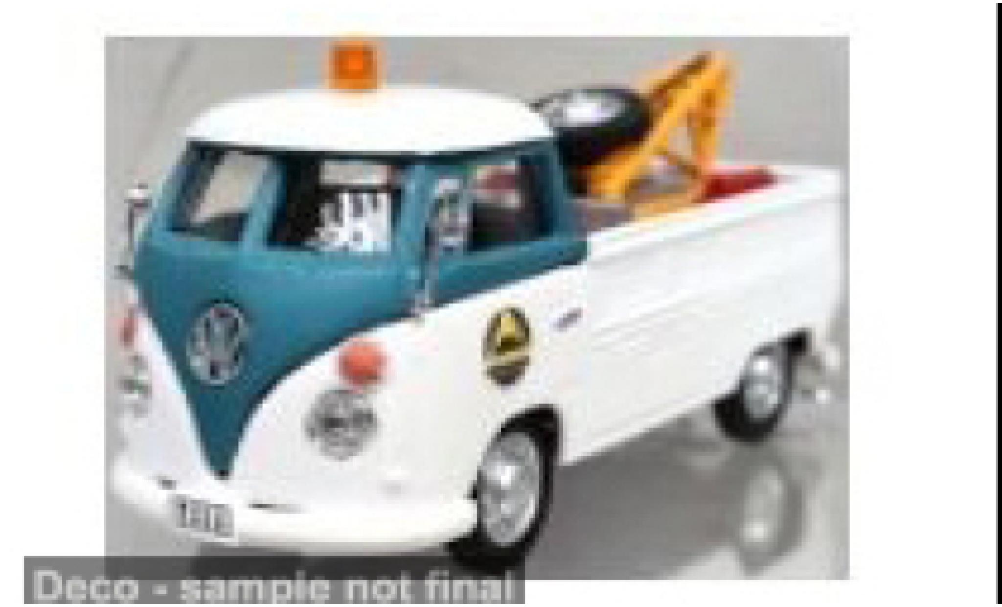 Volkswagen T1 1/43 Cararama white/blue 1:43 diecast model cars